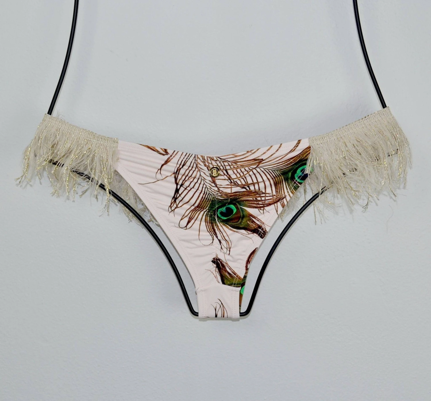 Aguaclara Swimwear Pavo Real Rosa Triangle Top & String Cheeky Bottom Set 5 Aguaclara Swimwear Pavo Real Rosa Triangle Top & String Cheeky Bottom Set - Image 3