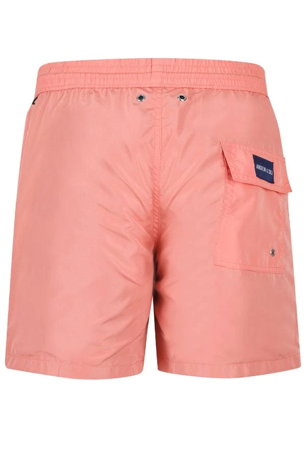 Men's Coral Swim Trunk Shorts 4 Men's Coral Swim Trunk Shorts - Image 2