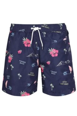 Men's Blue Maui Swim Trunk Shorts