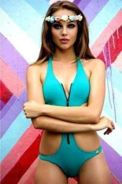 Aquarella Brave Zip Monokini One Piece Swimwear Swimsuit 12 Aquarella Brave Zip Monokini One Piece Swimwear Swimsuit -Swim Luxe Outfit aquarella apparel accessories clothing swimwear small blue aquarella brave zip monokini one piece swimwear swimsuit 28055111630946 1