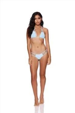 Beach Bunny Powder Blue Ireland Ring Triangle Top Swim Separate -Swim Luxe Outfit beach bunny apparel accessories clothing swimwear medium blue beach bunny powder blue ireland ring triangle top swim separate 28023882285154