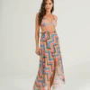 Búzios Vibes Print Fabi Long Skirt Cover Up Resort Wear