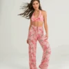 Leblon Way Print Claire Pants Cover Up Resort Wear -Swim Luxe Outfit corpo bonito apparel accessories clothing swimwear small print leblon way print claire pants cover up resort wear 2022 leblon way print claire pants cover up resort wear 2845162399344