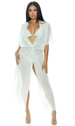 Forplay 3 Pc. Baby Blue Bikini Set & Sheer Mesh Long Cover-Up Resort Wear 7 Forplay 3 Pc. Baby Blue Bikini Set & Sheer Mesh Long Cover-Up Resort Wear -Swim Luxe Outfit forplay apparel accessories clothing swimwear 3 pc baby blue bikini set sheer mesh long cover up resort wear 2022 sexy baby blue bikini beach cover up forplay 448796 28286181900386