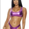Forplay Metallic Purple Manzanillo Bikini Swimsuit -Swim Luxe Outfit forplay apparel accessories clothing swimwear metallic purple manzanillo bikini swimsuit 2022 metallic purple manzanillo bikini swimsuit forplay 447608 28286739382370 1