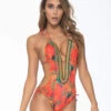 Coral Designer Luxury Monokini One Piece Swimsuit -Swim Luxe Outfit lateen swimwear apparel accessories clothing swimwear coral designer luxury monokini one piece swimsuit 2022 lemon green monokini one piece designer lateen swimwear 28281776341090 1