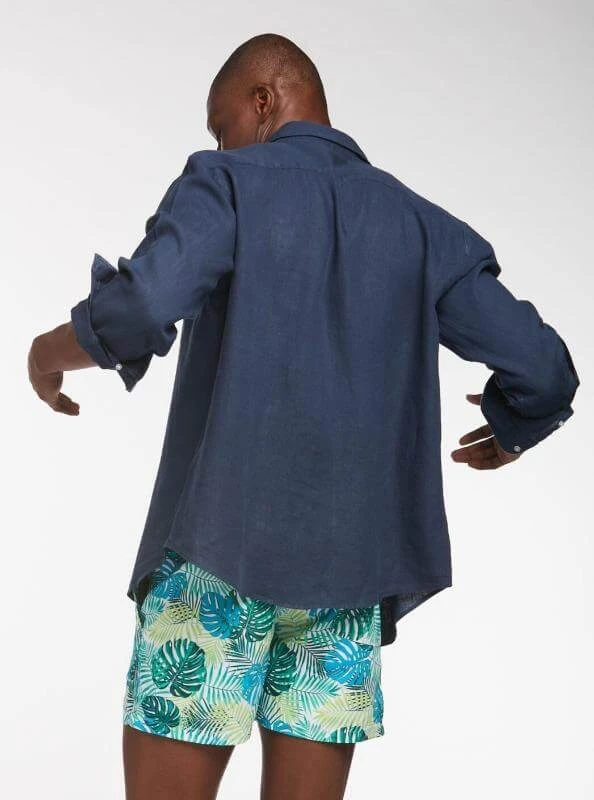 Le Club Original Aqua Peter Linen Long Sleeve Shirt (Many Colors Available) 13 Le Club Original Aqua Peter Linen Long Sleeve Shirt (Many Colors Available) - Image 11