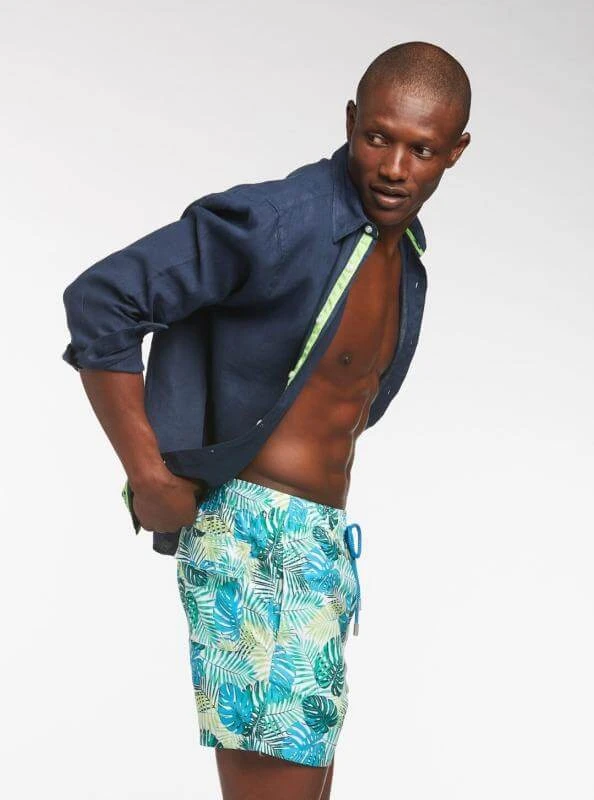 Le Club Original Aqua Peter Linen Long Sleeve Shirt (Many Colors Available) 14 Le Club Original Aqua Peter Linen Long Sleeve Shirt (Many Colors Available) - Image 12