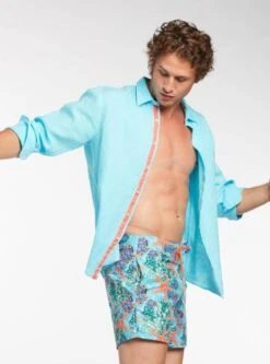 Le Club Original Aqua Peter Linen Long Sleeve Shirt (Many Colors Available) 24 Le Club Original Aqua Peter Linen Long Sleeve Shirt (Many Colors Available) -Swim Luxe Outfit le club apparel accessories clothing shirts tops aqua peter linen shirt many colors available 2021 navy blue pink white aqua le club original peter linen shirt 28032448561250 1