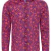 Floral Print Le Club Royale Long Sleeve Shirt -Swim Luxe Outfit le club apparel accessories clothing shirts tops floral print le club royale long sleeve shirt 2022 floral print le club long sleeve raven shirt 28395127144546