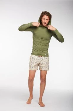 Le Club Olive Cove Rash Guard -Swim Luxe Outfit le club apparel accessories clothing shirts tops le club olive cove rash guard 2022 le club coral cove rash guard 28413032038498