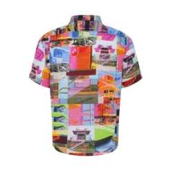 Le Club Print MBS Towers Short Sleeve Shirt -Swim Luxe Outfit le club apparel accessories clothing shirts tops le club print mbs towers short sleeve shirt 2022 le club original print mbs towers short sleeve shirt 29380468965474
