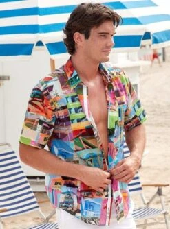 Le Club Print MBS Towers Short Sleeve Shirt