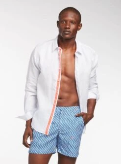 Le Club Original Aqua Peter Linen Long Sleeve Shirt (Many Colors Available) 25 Le Club Original Aqua Peter Linen Long Sleeve Shirt (Many Colors Available) -Swim Luxe Outfit le club apparel accessories clothing shirts tops small white aqua peter linen shirt many colors available 2021 navy blue pink white aqua le club original peter linen shirt 28032444235 1