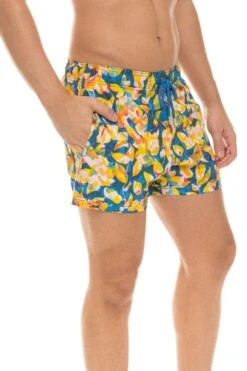 Le Club Men's Swim Trunk Dahlia (Short Or Mid-Length) -Swim Luxe Outfit le club apparel accessories clothing shorts le club men s swim trunk dahlia short or mid length 2022 le club men s swim trunk dahlia 28627290194018