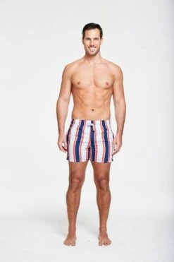 Le Club Men's Swim Trunk Haya Red