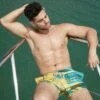 Le Club Men's Swim Trunk Miami Beach Tower 10 -Swim Luxe Outfit le club apparel accessories clothing shorts le club men s swim trunk miami beach tower 2023 le club men s swim trunk miami beach tower 29380389699682