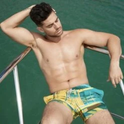 Le Club Men's Swim Trunk Miami Beach Tower 10
