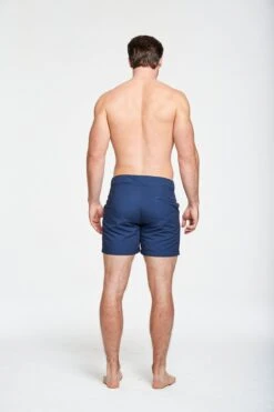 Le Club Men's Swim Trunk Navy Band -Swim Luxe Outfit le club apparel accessories clothing shorts le club men s swim trunk navy band 2022 le club men s swim trunk navy band 28394880794722