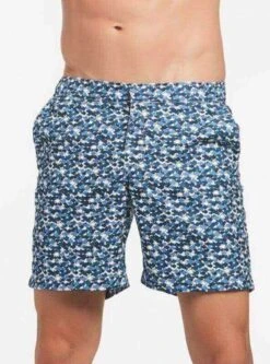 Bluff Bay Mid Length Trunk (5.5 Inch Inseam) -Swim Luxe Outfit le club apparel accessories clothing swimwear bluff bay mid length trunk 5 5 inch inseam 2021 le club men s swimsuit bluff bay mid length trunk 5 inch inseam 28088687132770