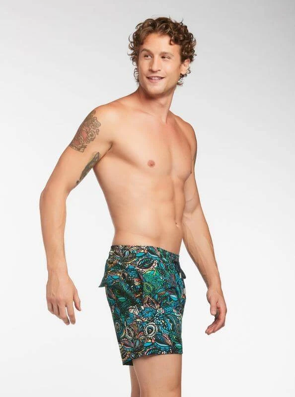 Paisley Mid Length Trunk (5.5 Inch Inseam) 5 Paisley Mid Length Trunk (5.5 Inch Inseam) - Image 3