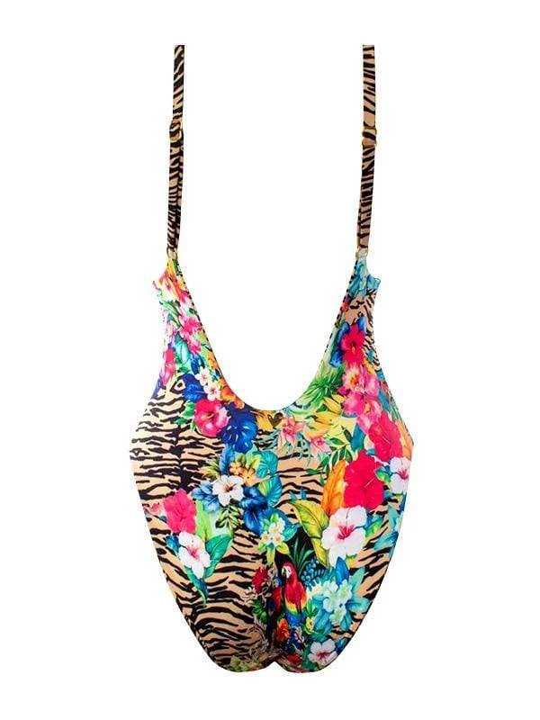 Liliana Montoya GAiA Rainforest Tiger Adjustable Strap One Piece Trikini 4 Liliana Montoya GAiA Rainforest Tiger Adjustable Strap One Piece Trikini - Image 2