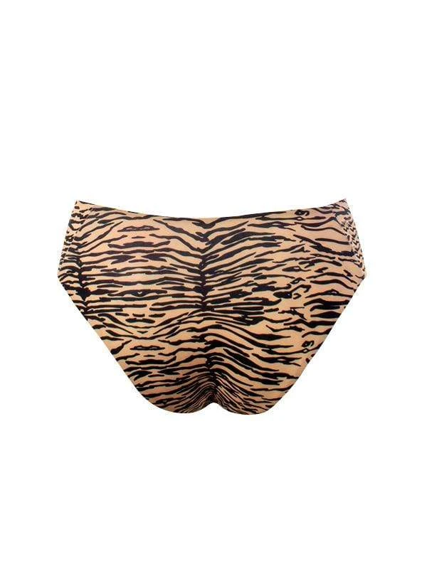 Liliana Montoya GAiA Rainforest Tiger Front Tie Bandeau Top & Cheeky Bottom Set 5 Liliana Montoya GAiA Rainforest Tiger Front Tie Bandeau Top & Cheeky Bottom Set - Image 3
