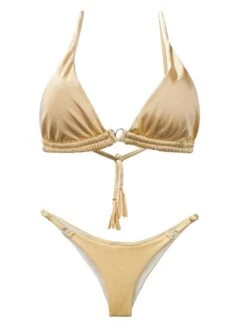 Liliana Montoya Gold Bikini Marinera Top Double Straps Bikini Swimwear Separate 7 Liliana Montoya Gold Bikini Marinera Top Double Straps Bikini Swimwear Separate -Swim Luxe Outfit montoya apparel accessories clothing swimwear liliana montoya gold bikini marinera top double straps bikini swimwear separate 12048937156706 1