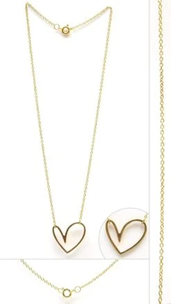 Liliana Montoya Gold Heart Waist Body Chain