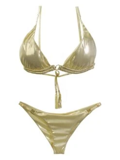 Liliana Montoya Goldy Light Bikini Marinera Top Double Straps & Bottom Bikini Swimwear Set -Swim Luxe Outfit montoya apparel accessories clothing swimwear liliana montoya goldy light bikini marinera top double straps bottom bikini swimwear set 12049093722210