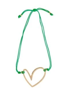Liliana Montoya Green String Bracelet