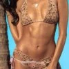 Liliana Montoya Swim B045P Petalo Halter Triangle Top & Side Tie Scrunch Bottom Bikini -Swim Luxe Outfit montoya apparel accessories clothing swimwear liliana montoya swim b045p petalo halter triangle top side tie scrunch bottom bikini 28014701543522