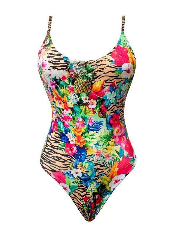 Liliana Montoya GAiA Rainforest Tiger Adjustable Strap One Piece Trikini 3 Liliana Montoya GAiA Rainforest Tiger Adjustable Strap One Piece Trikini