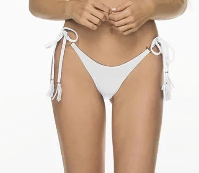Liliana Montoya White Bikini Marinera Shiny Bottom Bikini Swimwear Separate 3 Liliana Montoya White Bikini Marinera Shiny Bottom Bikini Swimwear Separate