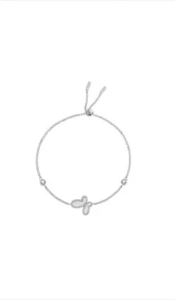 Silver Butterfly Bracelet
