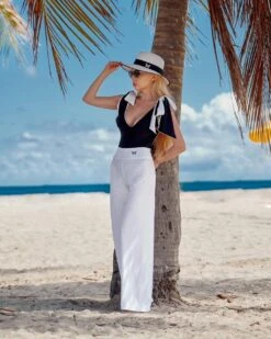 Fisher Island Pants -Swim Luxe Outfit olganikoza fisher island pants 28783919366242 1