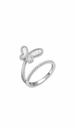 Rose Gold Swirl Butterfly Ring 10 Rose Gold Swirl Butterfly Ring -Swim Luxe Outfit olganikoza rings silver 5 rose gold swirl butterfly ring 28783937126498 1