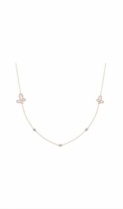 Long Silver Butterfly Neckless -Swim Luxe Outfit olganikoza rose gold long silver butterfly neckless 28783939584098