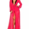 Red Sheer Long Beach Swimwear Cover Up (Many Colors Available) 1 Red Sheer Long Beach Swimwear Cover Up (Many Colors Available) -Swim Luxe Outfit sohot swimwear apparel accessories clothing dresses one size red red sheer long beach swimwear cover up many colors available 2023 red sheer long beach bikini swimsuit swimwear cover