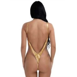 Metallic Purple Extreme High Thigh Cut Thong One Piece Swimsuit (Many Colors Available) -Swim Luxe Outfit sohot swimwear apparel accessories clothing swimwear metallic purple extreme high thigh cut thong one piece swimsuit many colors available 28121478168674