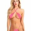 Hot Pink Extreme Micro G-String Thong Slingshot One Piece Swimsuit Swimwear -Swim Luxe Outfit sohot swimwear apparel accessories clothing swimwear one size pink hot pink extreme micro g string thong slingshot one piece swimsuit swimwear 28056642945122