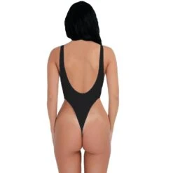 White Sheer Extreme High Thigh Cut Thong One Piece Swimsuit Swimwear (Black Also Available) -Swim Luxe Outfit sohot swimwear apparel accessories clothing swimwear white sheer extreme high thigh cut thong one piece swimsuit swimwear black also available 6799717138530