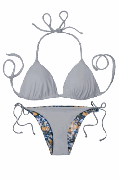 Thaikila Brocade Reversible Triangle Top And Side Tie Brazilian Bottom Bikini Swimwear Swimsuit Set 9 Thaikila Brocade Reversible Triangle Top And Side Tie Brazilian Bottom Bikini Swimwear Swimsuit Set -Swim Luxe Outfit thaikila apparel accessories clothing swimwear print one size thaikila brocade reversible triangle top and side tie brazilian bottom bikini swimwear swimsuit set 28017025876066